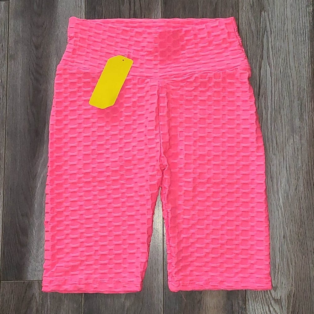 Hot Pink Butt Scrunch Shorts